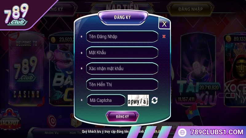 Tạo tài khoản để nhận ưu đãi cho game thủ mới