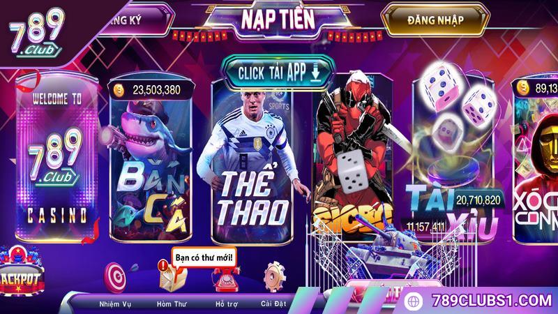 Cược thủ cần truy cập vào 789CLUB để tải app